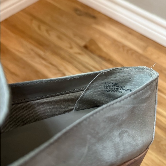 Grey Women's Suede Suede Loafers - Picture 5 of 5